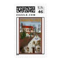 Beratzhausen - Church on the Hill Postage Stamp