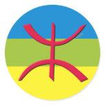 Berber flag amazigh stickers