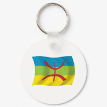 Berber People Flag Keychain by LivingFlags2 Berber People Flag Keychain