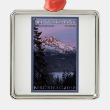 Berchtesgaden - Watzmann Alpenglow Ornaments