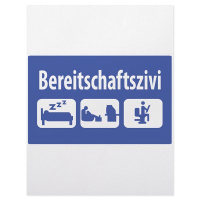 Bereitschaftszivi icon letterhead template by TomaniacLines
