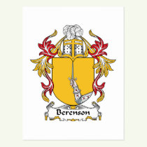Berenson Family Crest Postcard