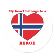 Berge Round Stickers