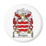 Bergen Family Crest Magnet