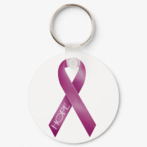 Bergundy Ribbon keychains