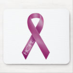 Bergundy Ribbon Mouse Pad
