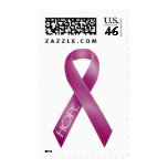 Bergundy Ribbon Stamps