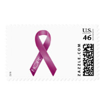 Bergundy Ribbon postage