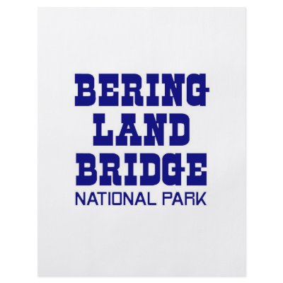 Bering Land Bridge National Park Flyer Design by bartstshirts