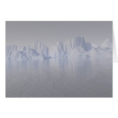 bering strait: the ice barrier greeting card by kore21