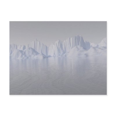 bering strait: the ice barrier post cards by kore21