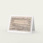 Berkeley, CA. Panoramic Map 1891 (0099A) -Restored cards