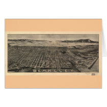 Berkeley California in 1909 Greeting Cards