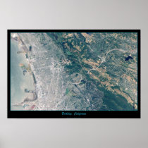 Berkeley, California satellite poster