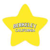Berkeley California Star Stickers