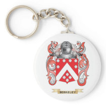 Berkeley Coat of Arms (Family Crest) Keychain