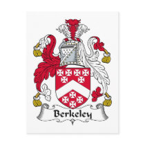 Berkeley Family Crest Post Cards