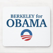 BERKELEY for Obama custom your city personalized Mouse Pads