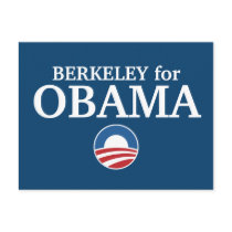 BERKELEY for Obama custom your city personalized Post Cards