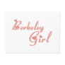 Berkeley Girl tee shirts Post Cards