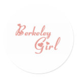 Berkeley Girl tee shirts Sticker