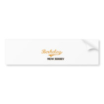 Berkeley New Jersey Classic Bumper Sticker