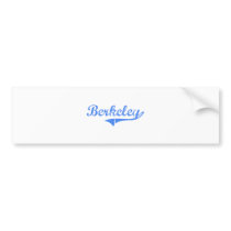 Berkeley New Jersey Classic Design Bumper Sticker