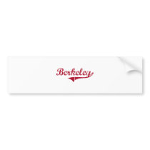 Berkeley New Jersey Classic Design Bumper Sticker