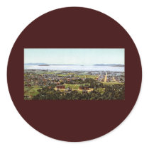 Berkeley San Francisco California Round Sticker