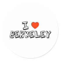Berkeley Round Sticker