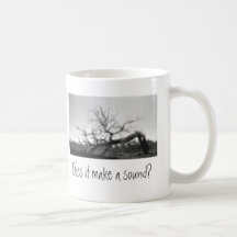 Berkeley's Tree (left-hand) white mug