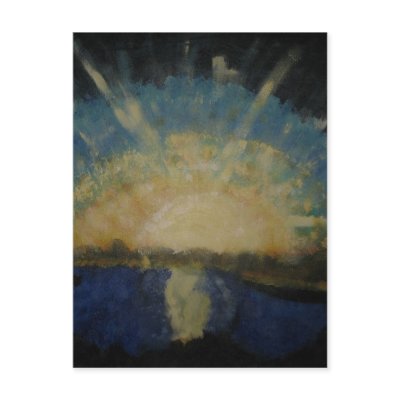 "Berkley Sunset" by Barb Forristall Post Card by artofbarb