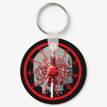 Berlin Bonez Skulltower Keychain