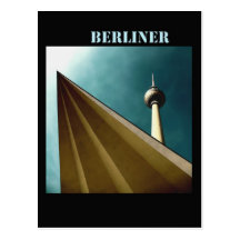 Berlin - citizen of Berlin TV Tower Postcard
