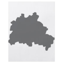 Berlin contour icon flyer design