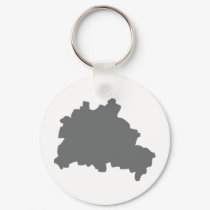 Berlin contour icon keychains