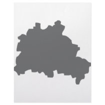 Berlin contour icon letterhead