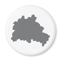 Berlin contour icon magnets