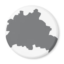 Berlin contour icon magnets