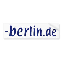 Berlin Domain - berlin.de Bumper Sticker