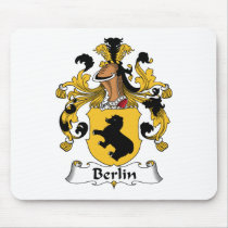 Berlin Family Crest mousepads
