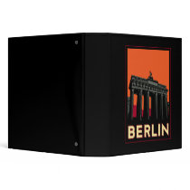 berlin germany oktoberfest art deco retro travel binders