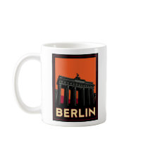 berlin germany oktoberfest art deco retro travel coffee mug