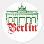 Berlin Germany Round Stickers