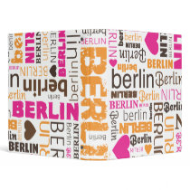 Berlin germany typography photo album binder