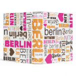 Berlin germany typography photo album binder