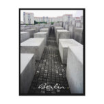 berlin holocaust memorial border post card