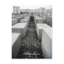 berlin holocaust memorial post card