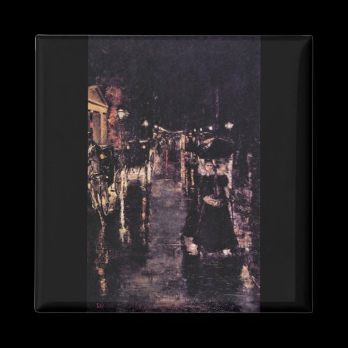 Berlin, Leipziger Street by Lesser Ury Magnet