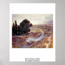 Berlin-Potsdamer Bahn By Adolph Von Menzel Posters